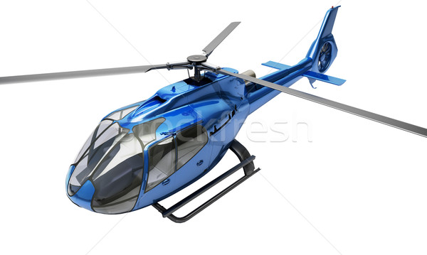 Modern helicopter isolated Stock photo © Supertrooper