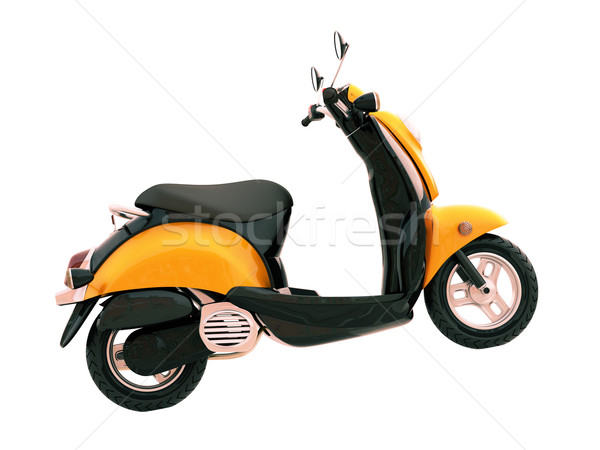 Classic scooter isolated Stock photo © Supertrooper