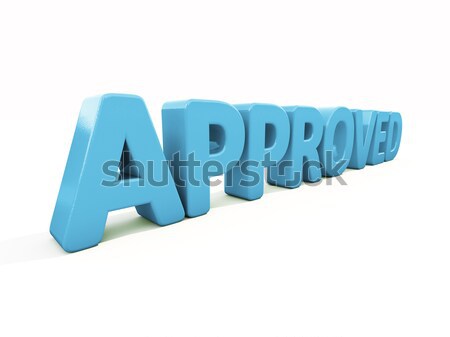 3D Approved Stock photo © Supertrooper