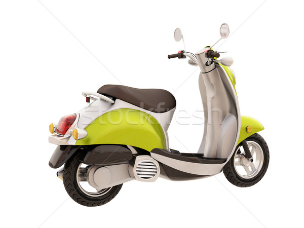 Classic scooter isolated Stock photo © Supertrooper