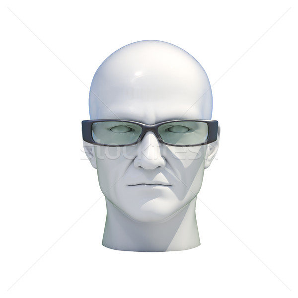 Mannequin Dummy Head Isolated Stock photo © Supertrooper