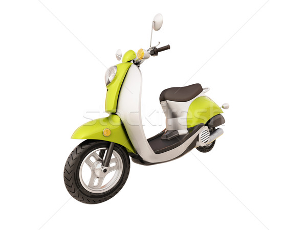 Classic scooter isolated Stock photo © Supertrooper