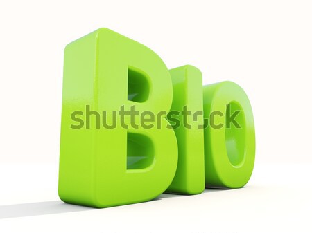 Stock photo: 3d Bio