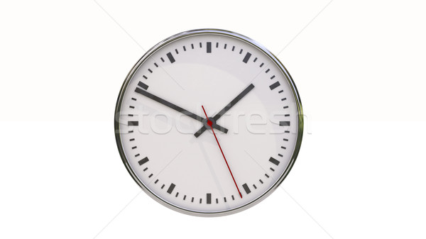 Clock isolated Stock photo © Supertrooper