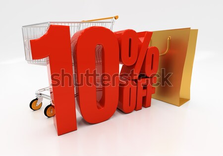 3D 5 percent Stock photo © Supertrooper
