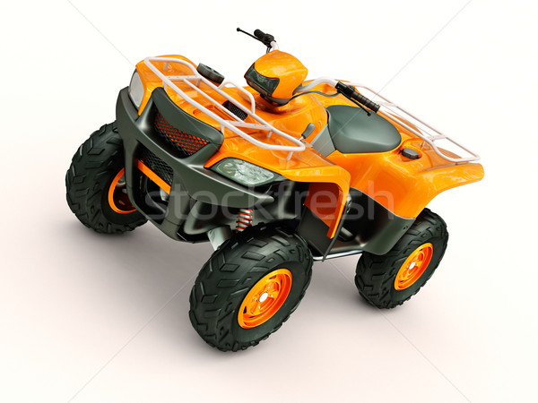 Vélo sport lumière orange courir vitesse [[stock_photo]] © Supertrooper