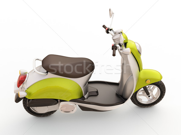 Klasszikus moped modern fény sebesség retro Stock fotó © Supertrooper