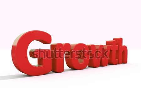 3d word growth Stock photo © Supertrooper