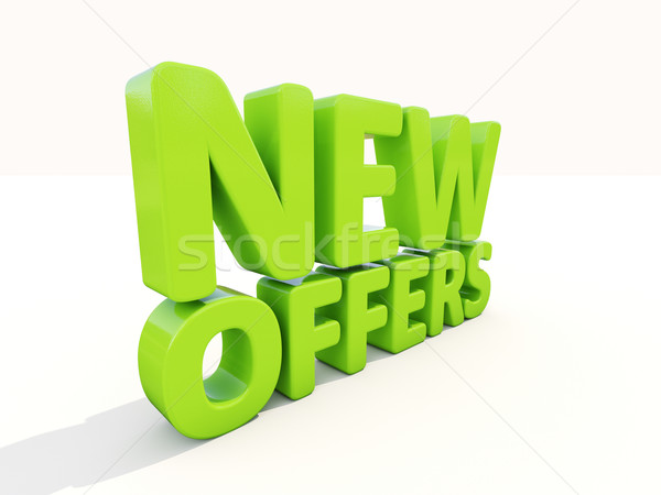 3d New offers Stock photo © Supertrooper