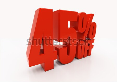 3D 40 percent Stock photo © Supertrooper
