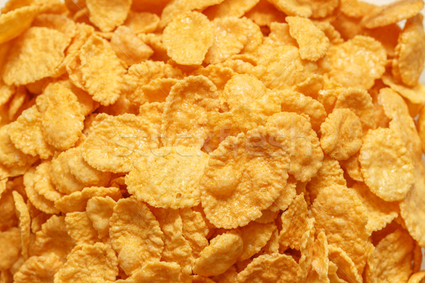 Close up of cornflakes Stock photo © Supertrooper