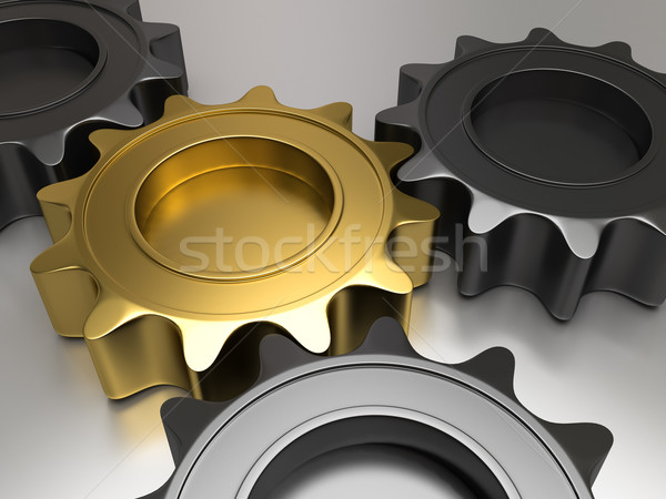 3d gears Stock photo © Supertrooper