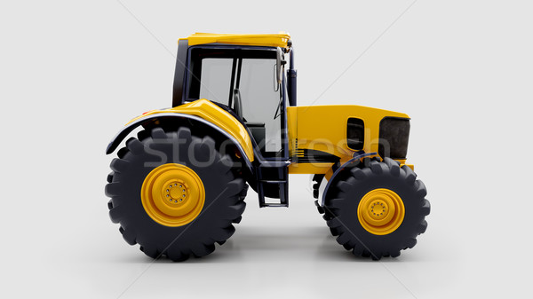 Farm tractor in studio Stock photo © Supertrooper