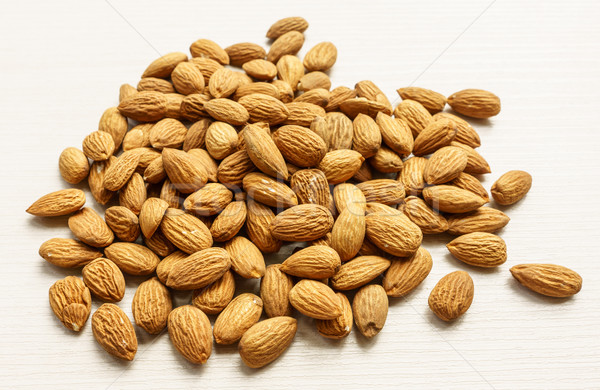 Peeled Almonds Closeup Stock photo © Supertrooper