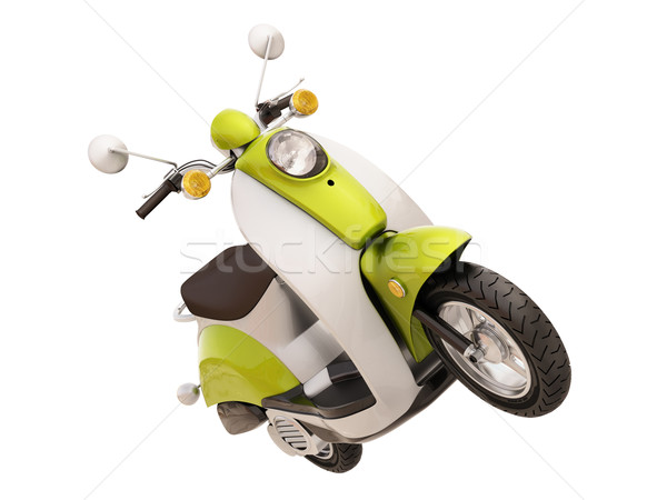 Classic scooter isolated Stock photo © Supertrooper