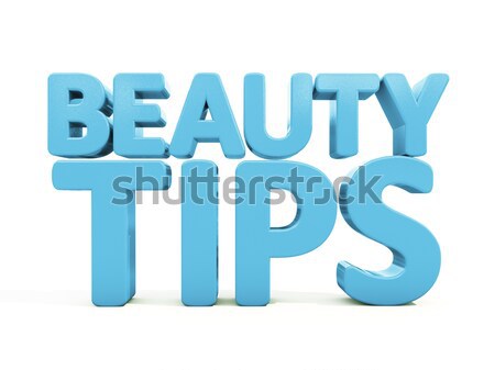 3d Beauty tips Stock photo © Supertrooper