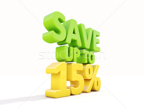 Save up to 15% Stock photo © Supertrooper