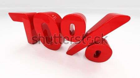 3D seventy percent Stock photo © Supertrooper