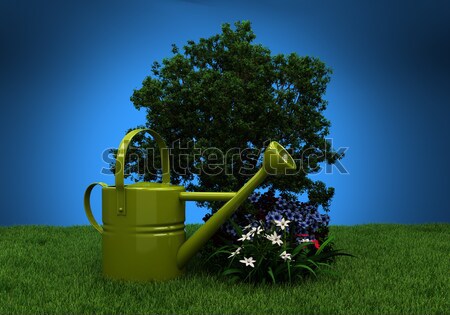 Garden tillage Stock photo © Supertrooper