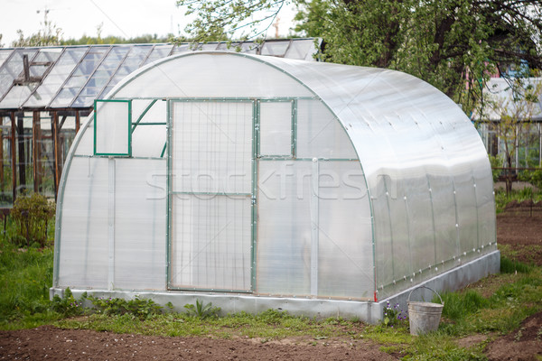 Stock foto: Gewächshaus · wenig · Luft · Garten · Landwirtschaft · Konzept
