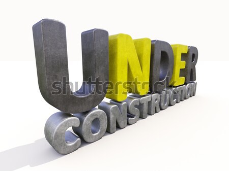 Under construction Stock photo © Supertrooper