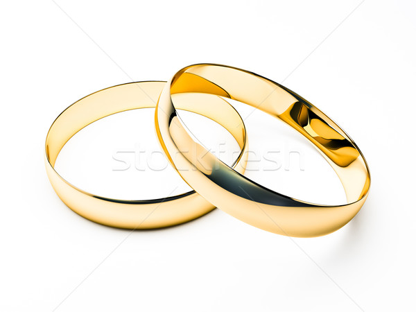 Wedding rings Stock photo © Supertrooper