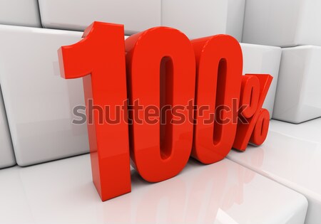 3D 100 percent Stock photo © Supertrooper