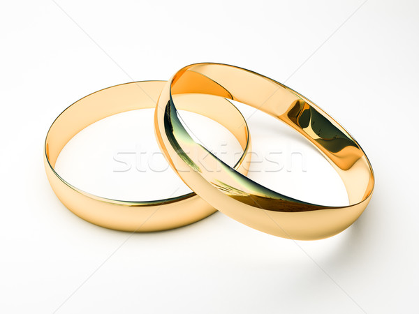 Wedding rings Stock photo © Supertrooper