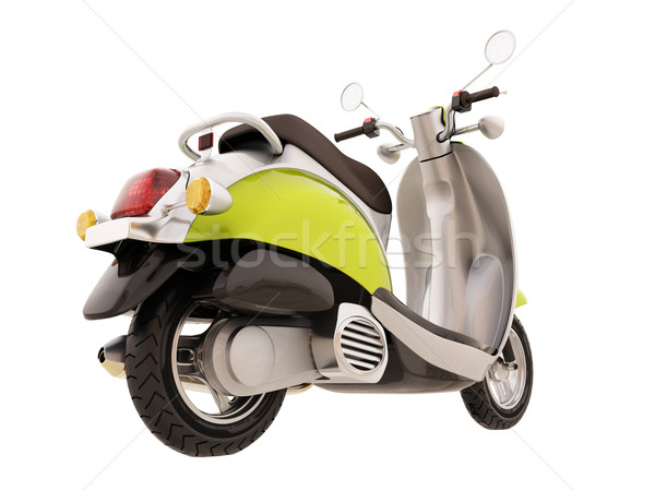 Classic scooter isolated Stock photo © Supertrooper