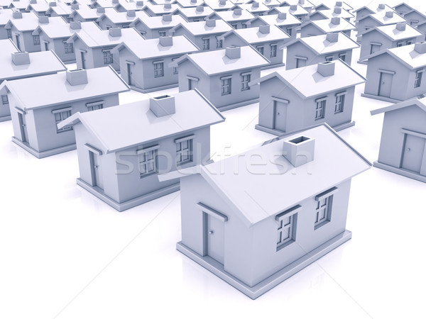 Many houses Stock photo © Supertrooper
