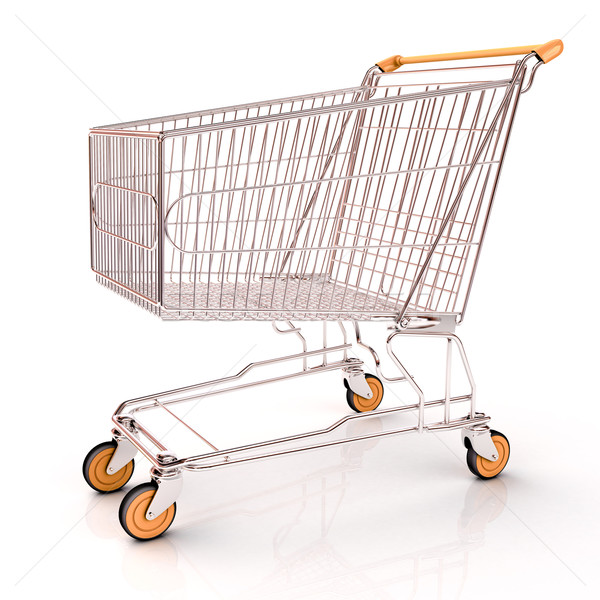 Shopping cart isolated Stock photo © Supertrooper