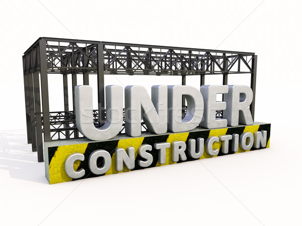 Under construction Stock photo © Supertrooper