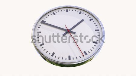 Clock isolated Stock photo © Supertrooper