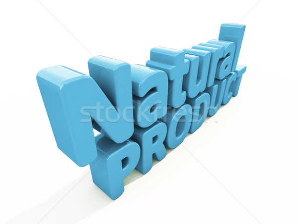 3D natuurlijke product icon witte 3d illustration Stockfoto © Supertrooper