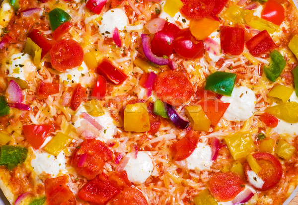 Warzyw pizza jasne apetyczny Zdjęcia stock © Supertrooper