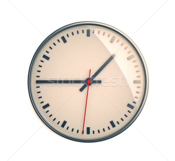 Clock on a light background Stock photo © Supertrooper