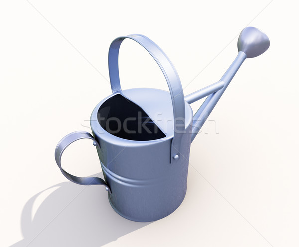 Stock photo: Watering can made of metal