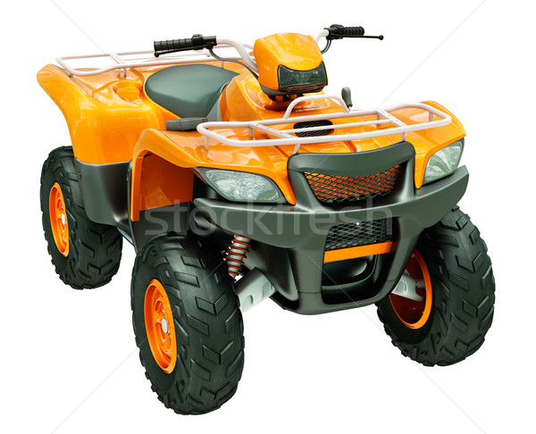 Quad bike isolated Stock photo © Supertrooper