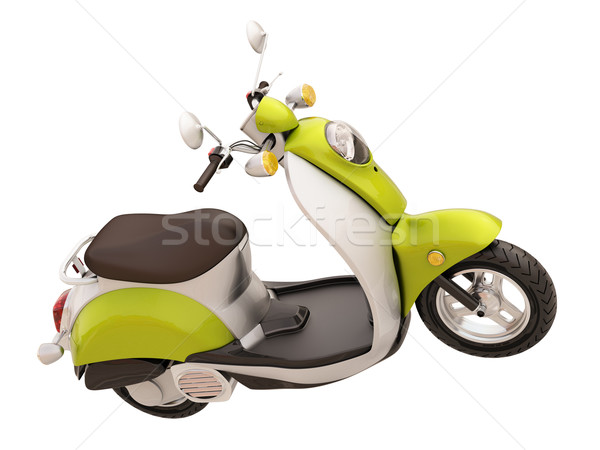 Classic scooter isolated Stock photo © Supertrooper