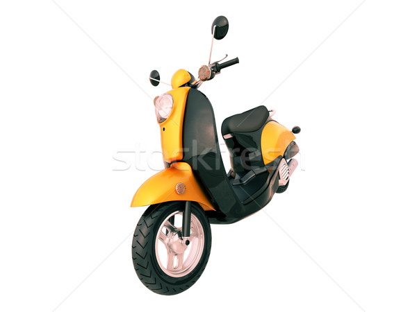 Classic scooter isolated Stock photo © Supertrooper