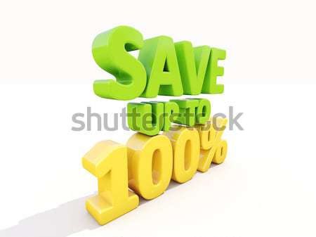 Save up to 40% Stock photo © Supertrooper