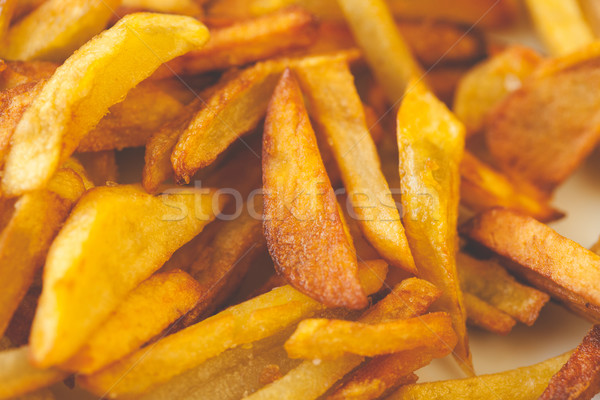 Home frietjes gouden klaar Stockfoto © Supertrooper