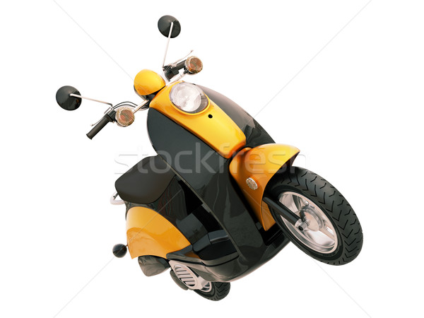 Classic scooter isolated Stock photo © Supertrooper