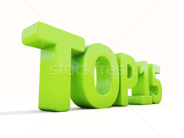 Stock foto: 3D · top · Symbol · weiß · 3D-Darstellung · Briefe