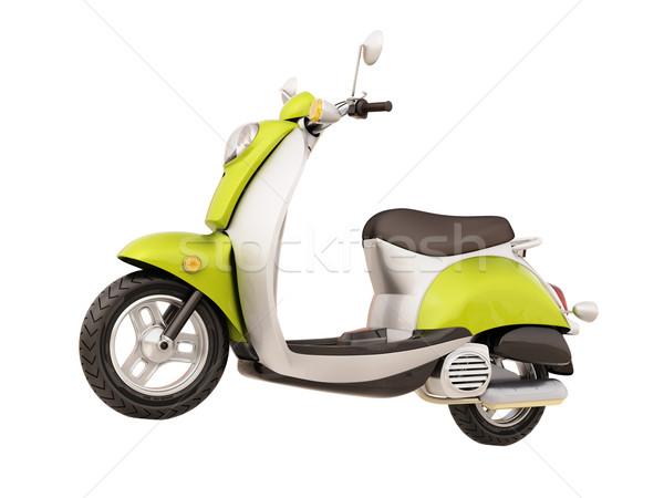 Classic scooter isolated Stock photo © Supertrooper