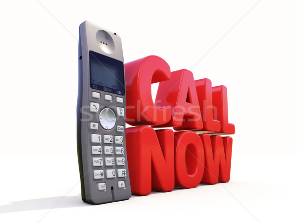 Stock photo: Call now