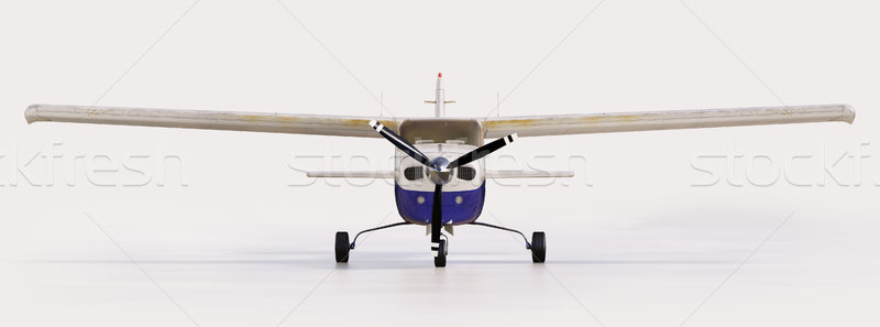 Fény repülőgép 3d render kicsi turista izolált Stock fotó © Supertrooper