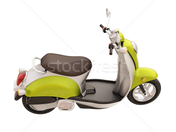 Classic scooter isolated Stock photo © Supertrooper