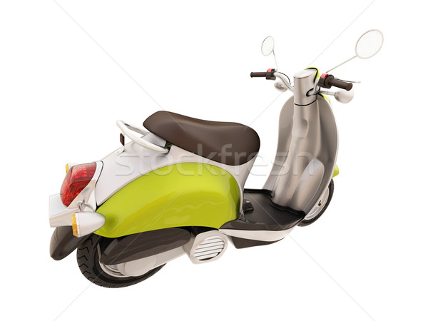 Classic scooter isolated Stock photo © Supertrooper