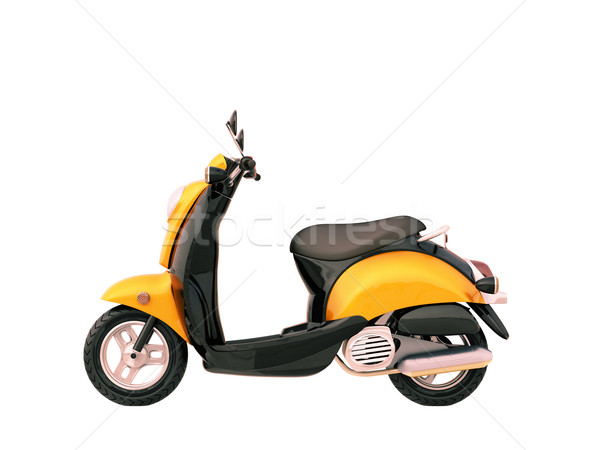 Classic scooter isolated Stock photo © Supertrooper